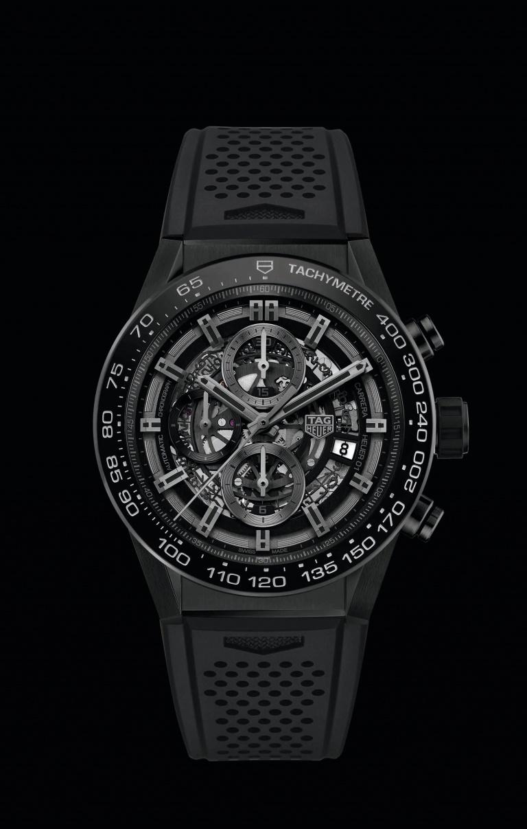 TAG HEUER CARRERA CH-01 45mm CAR2A90.FT6071 Skeleton
