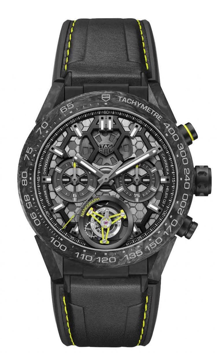 TAG HEUER CARRERA CH-02 T 45mm CAR5A8K.FT6172 Skeleton