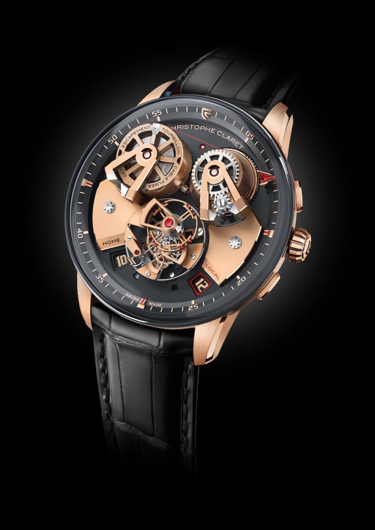 CHRISTOPHE CLARET TRADITIONNELLES ANGELICO 41mm MTR.DTC08.000-010 Skeleton
