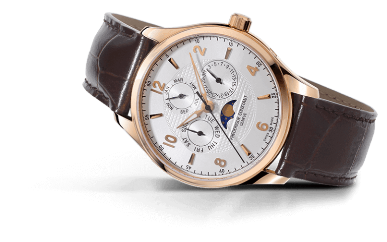 FREDERIQUE CONSTANT RUNABOUT MOONPHASE 40mm FC-365RM5B4 White