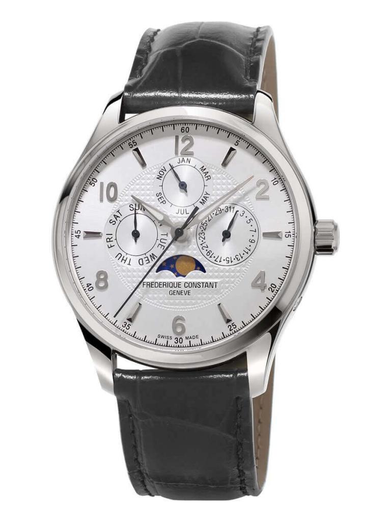 FREDERIQUE CONSTANT RUNABOUT MOONPHASE 40mm FC-365RM5B6 White