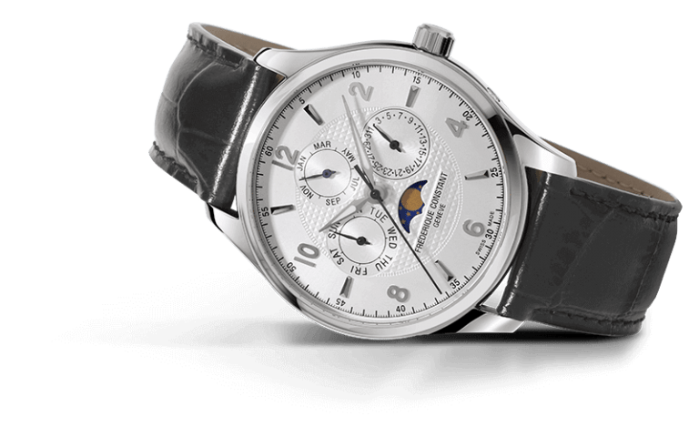 FREDERIQUE CONSTANT RUNABOUT MOONPHASE 40mm FC-365RM5B6 Blanc