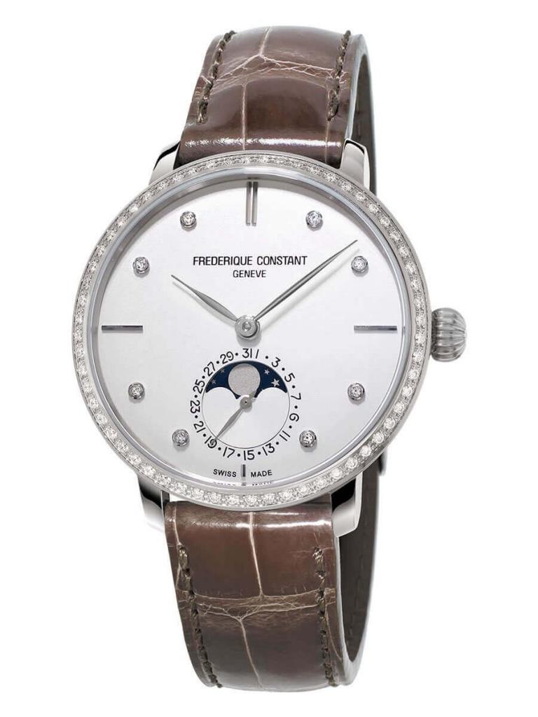 FREDERIQUE CONSTANT MANUFACTURE SLIMLINE MOONPHASE 38.8mm FC-703SD3SD6 Blanc