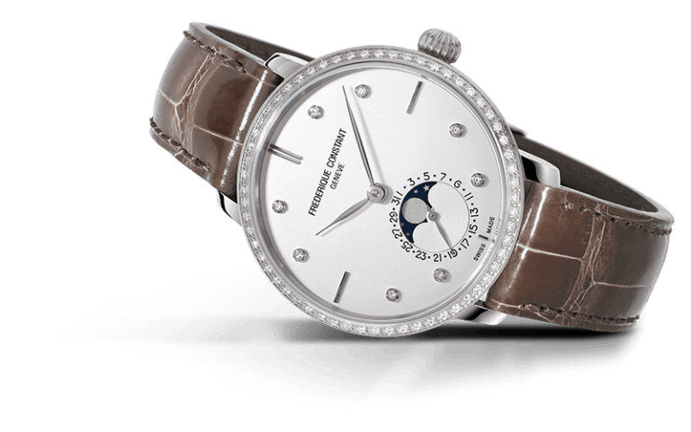 FREDERIQUE CONSTANT MANUFACTURE SLIMLINE MOONPHASE 38.8mm FC-703SD3SD6 White