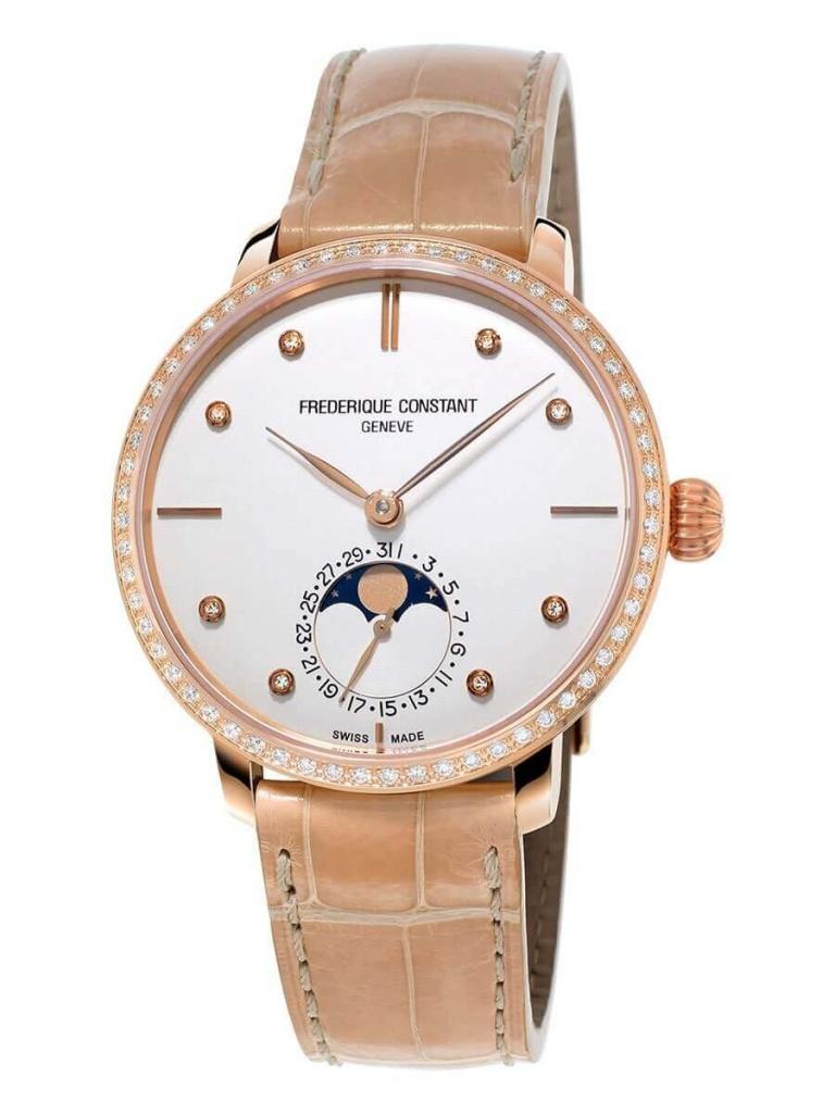 FREDERIQUE CONSTANT MANUFACTURE SLIMLINE MOONPHASE 38.8mm FC-703VD3SD4 White