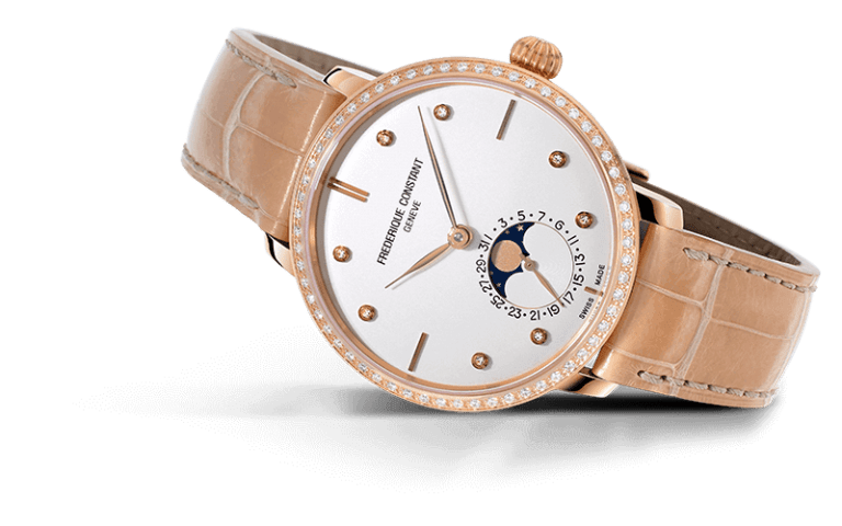 FREDERIQUE CONSTANT MANUFACTURE SLIMLINE MOONPHASE 38.8mm FC-703VD3SD4 White