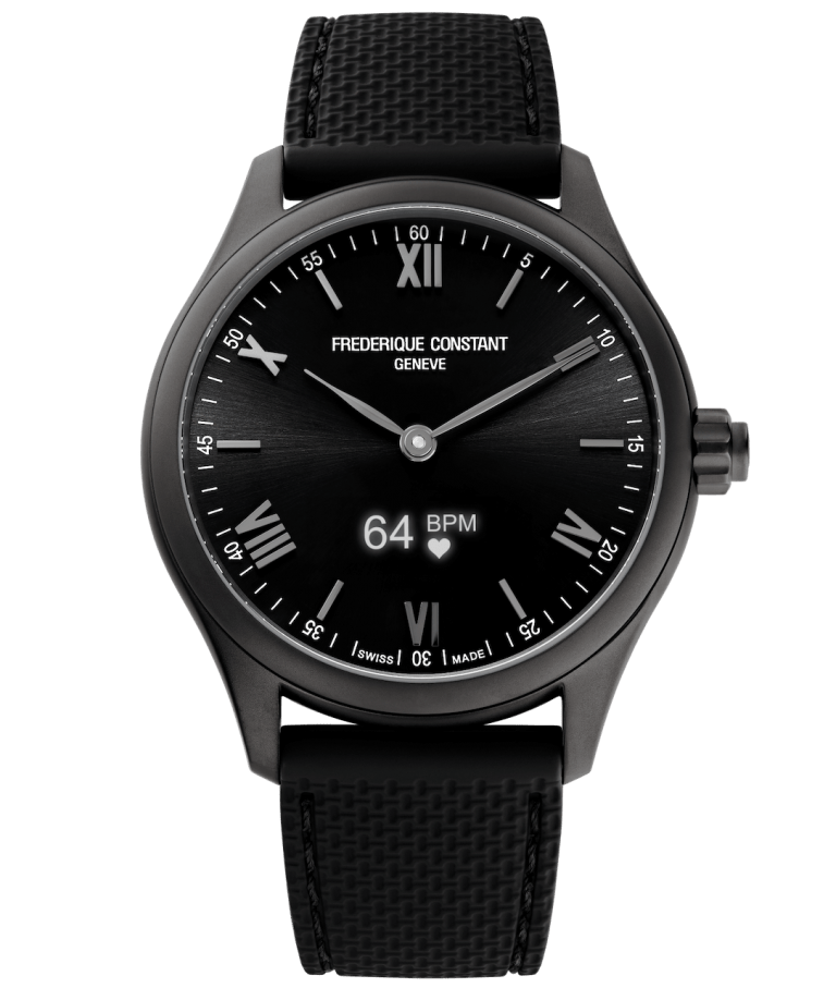 FREDERIQUE CONSTANT HOROLOGICAL SMARTWATCH VITALITY 42mm FC-287B5TB6 Black