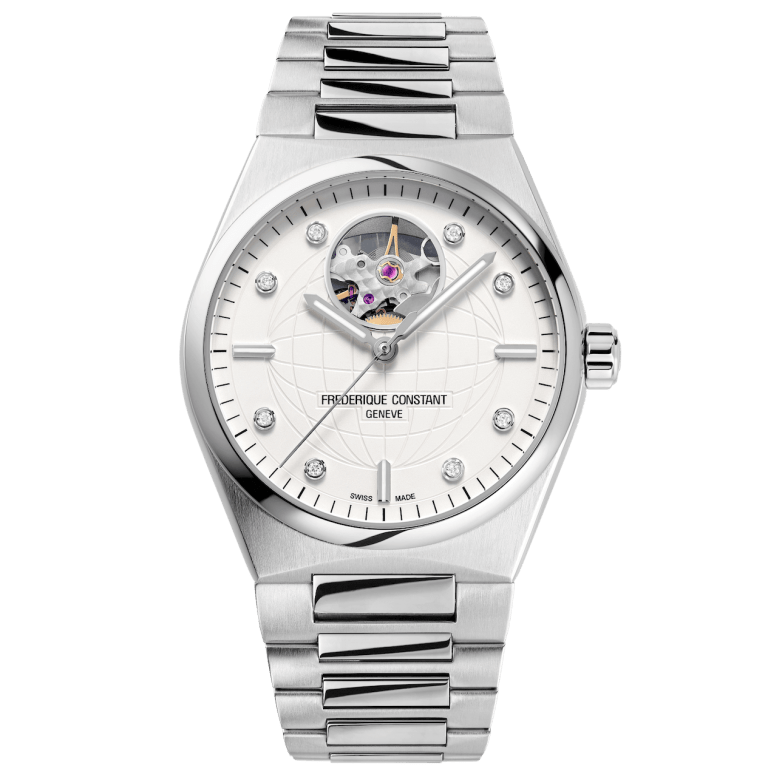 FREDERIQUE CONSTANT HIGHLIFE LADIES AUTOMATIC HEART BEAT 34mm FC-310SD2NH6B White