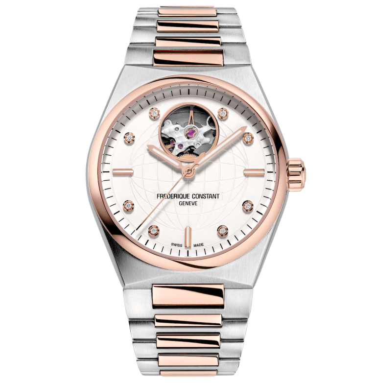 FREDERIQUE CONSTANT HIGHLIFE LADIES AUTOMATIC HEART BEAT 34mm FC-310VD2NH2B Blanc