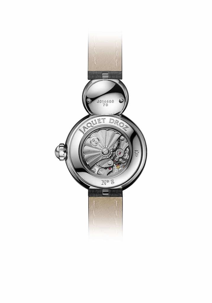 JAQUET DROZ LADY 8 PETITE MOTHER OF PEARL 25mm J014600370 Silver