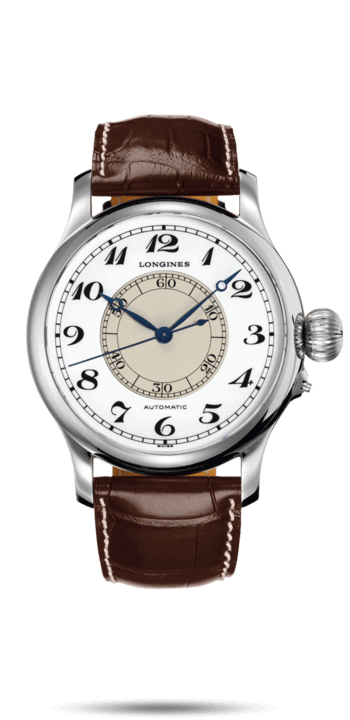 LONGINES HERITAGE WEEMS SECOND-SETTING WATCH 47mm L2.713.4.13.0 Blanc