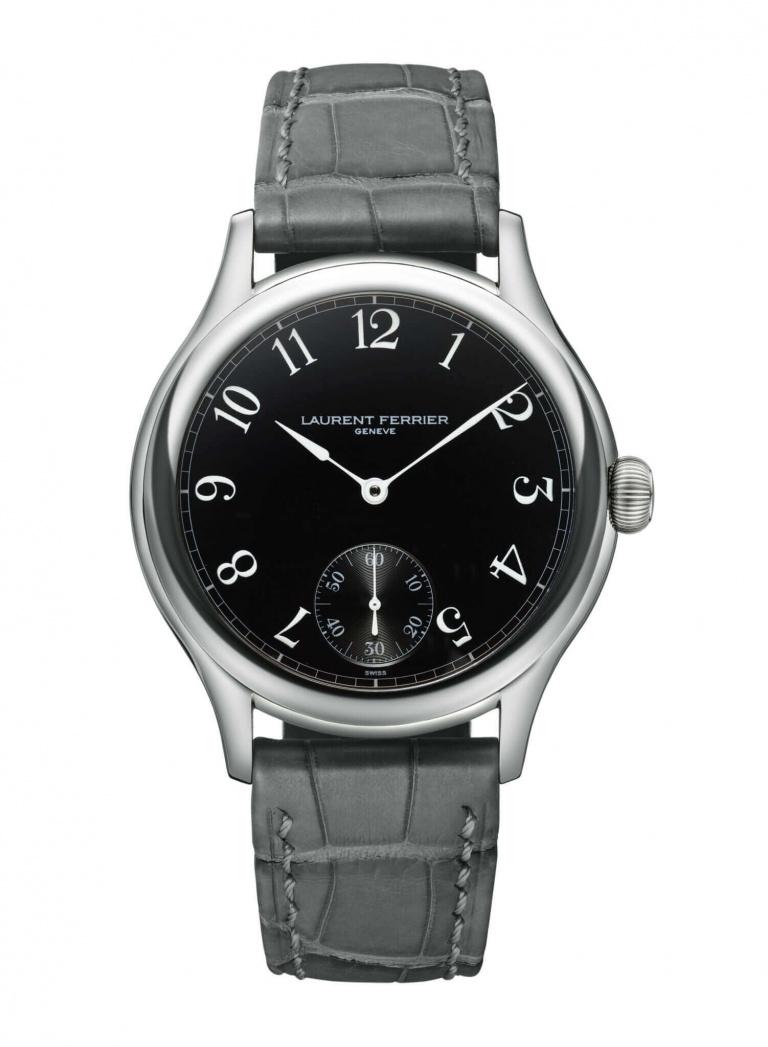 LAURENT FERRIER GALET MICRO-ROTOR WHITE GOLD 40MM 40mm LCF004.G1.NBW Black