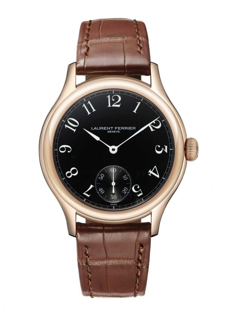 LAURENT FERRIER GALET MICRO-ROTOR RED GOLD 40MM 40mm LCF004.R5.NBW Noir