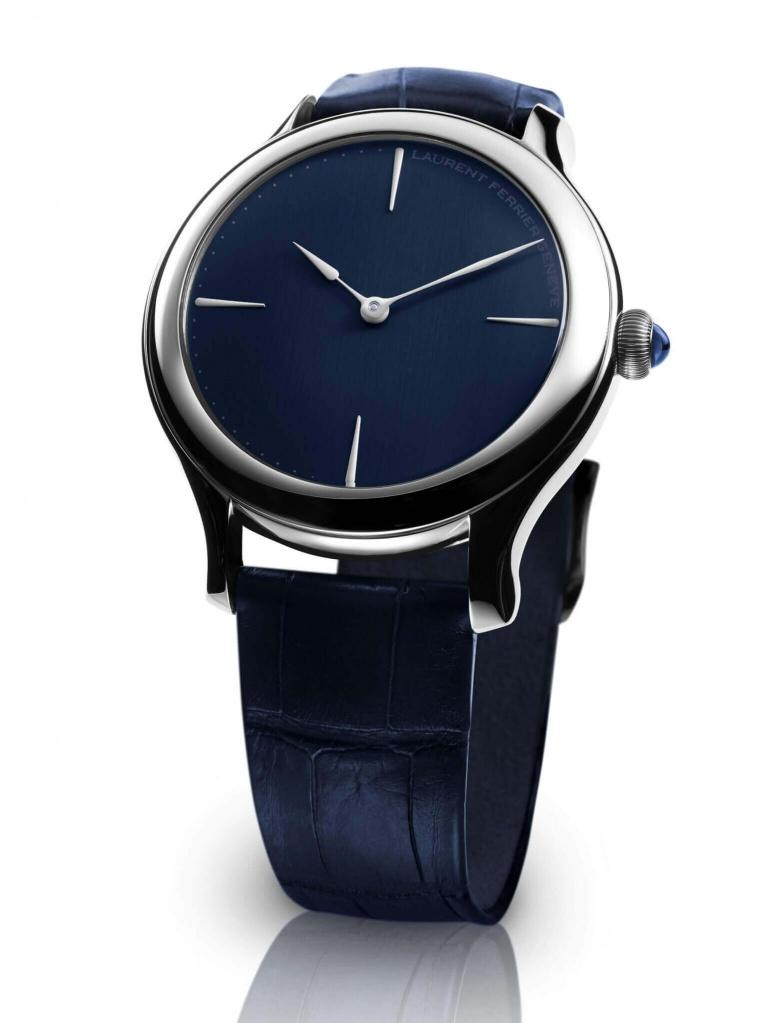 LAURENT FERRIER GALET MICRO-ROTOR WHITE GOLD 39MM 39mm LCF011.G1.CW1 Blue