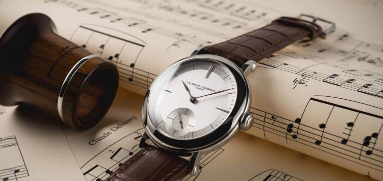 LAURENT FERRIER GALET MICRO-ROTOR MONTRE ÉCOLE 40mm LCF024.AC.G1G Silver