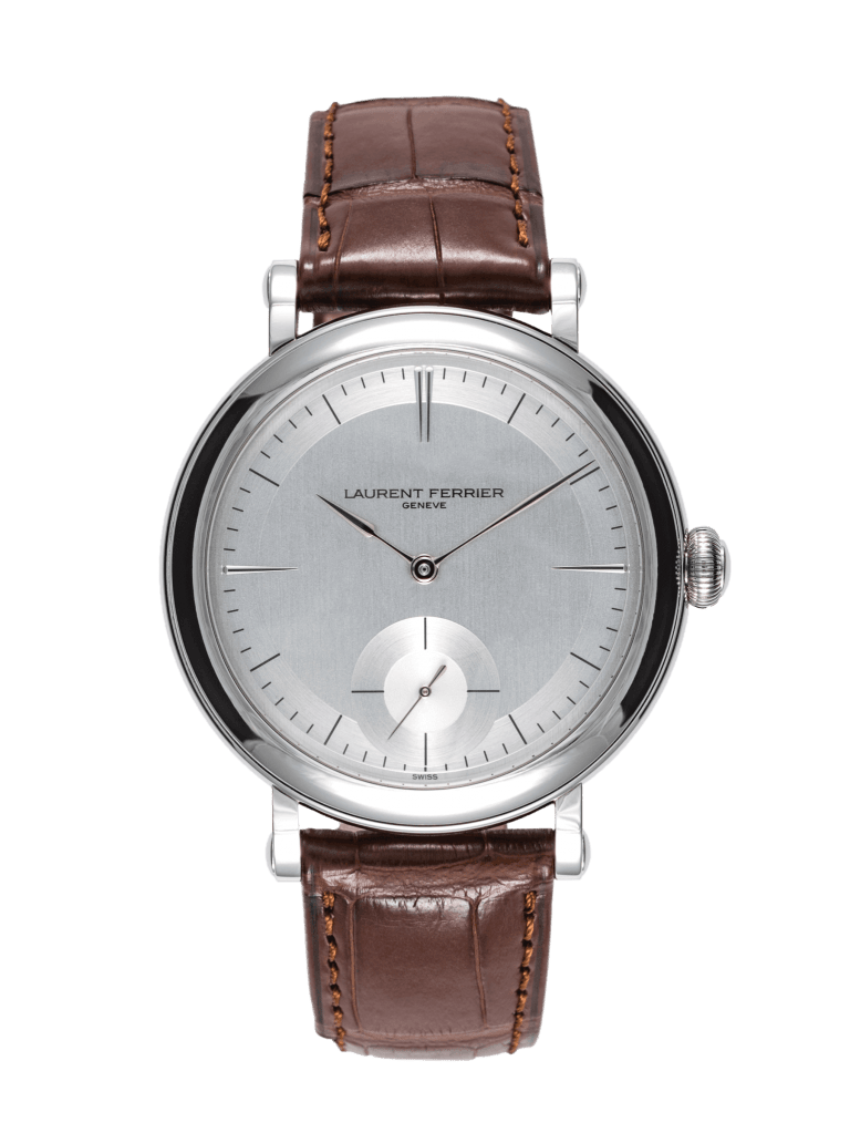 LAURENT FERRIER GALET MICRO-ROTOR MONTRE ÉCOLE 40mm LCF024.G1.G2G Silver