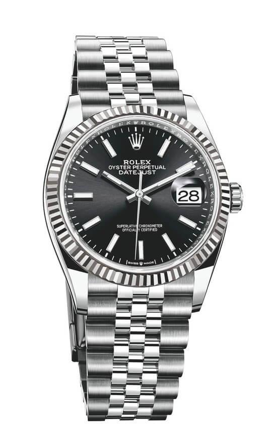 ROLEX OYSTER PERPETUAL DATEJUST 36 36mm 126234 Black