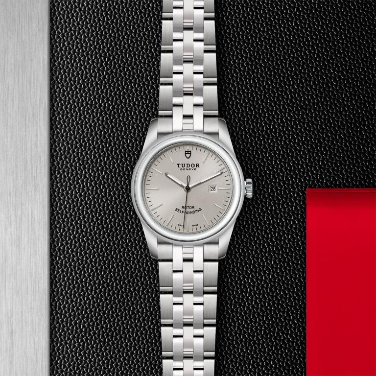 TUDOR GLAMOUR DATE 31mm M53000-0004 Silver