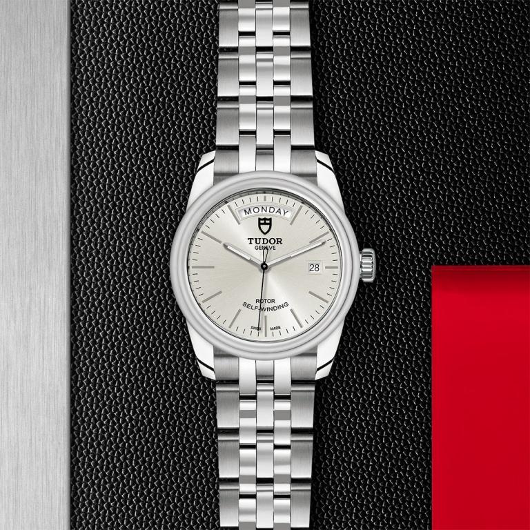 TUDOR GLAMOUR DAY DATE 39mm M56000-0005 Silver