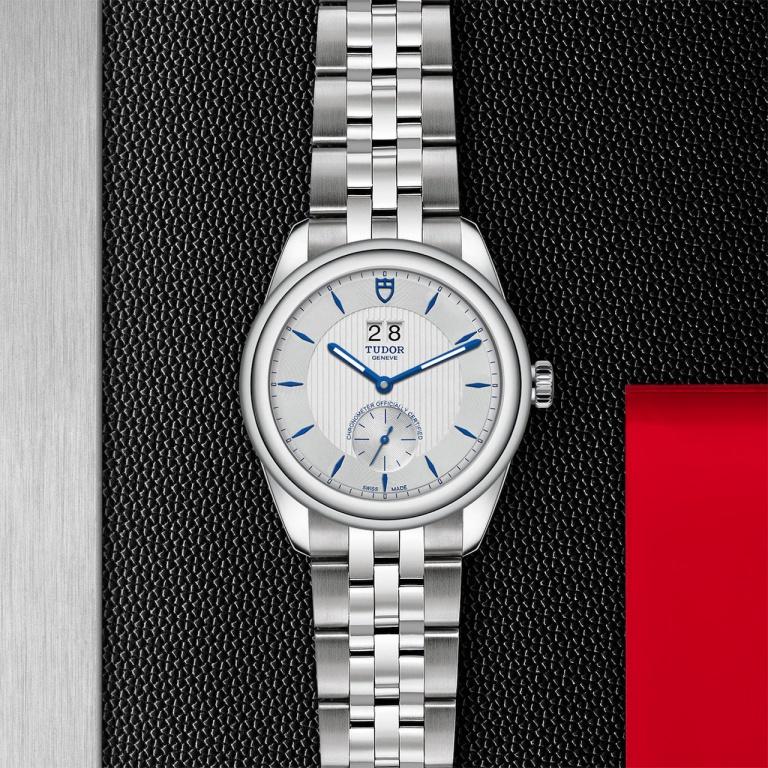 TUDOR GLAMOUR DOUBLE DATE 42mm M57100-0001 Silver