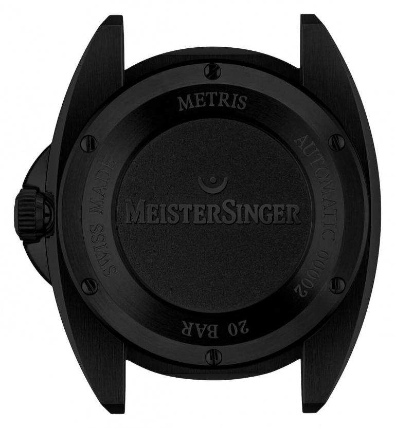 MEISTERSINGER CLASSIC PLUS METRIS 38mm ME902BL Noir
