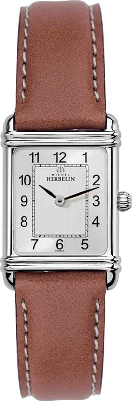 MICHEL HERBELIN ART DECO ONE FOR TWO 20.3mm 17478-22GO Silver