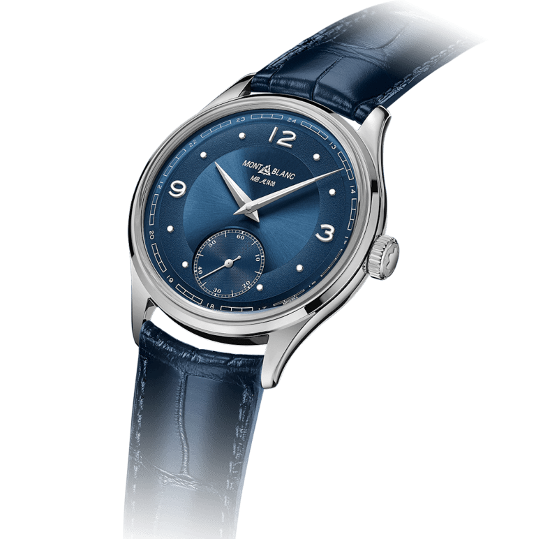 MONTBLANC HERITAGE SMALL SECOND 39mm 128666 Bleu