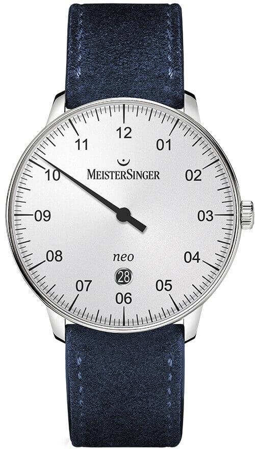 MEISTERSINGER FORM AND STYLE NEO PLUS 40mm NE401 Silver