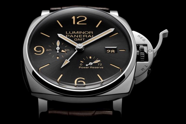 PANERAI DUE 3 DAYS GMT POWER RESERVE AUTOMATIC 45mm PAM00944 Grey