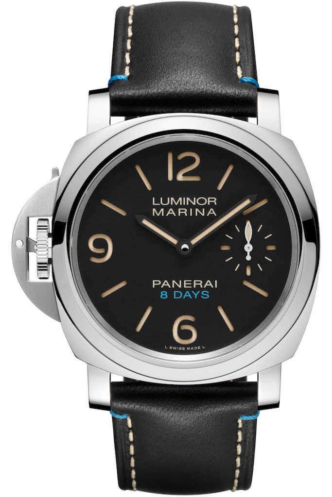 PANERAI LUMINOR LEFT-HANDED 8 DAYS ACCIAIO 44mm PAM00796 Black
