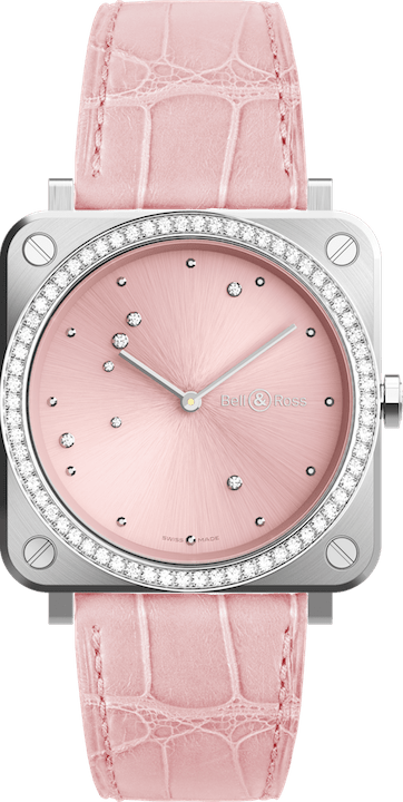 BELL & ROSS BR S QUARTZ BR S PINK DIAMOND EAGLE DIAMONDS 39mm BRS-EP-ST-LGD-SCR Other