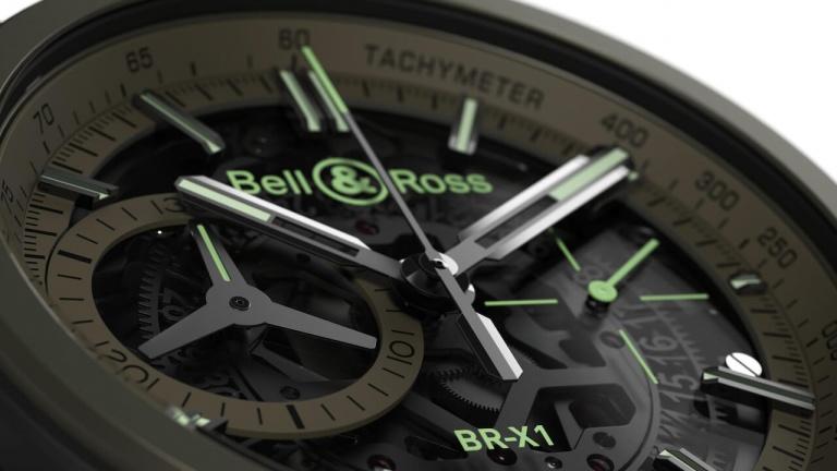 BELL & ROSS EXPERIMENTAL BR-X1 BR-X1 MILITARY 45mm BRX1-CE-TI-MIL Squelette