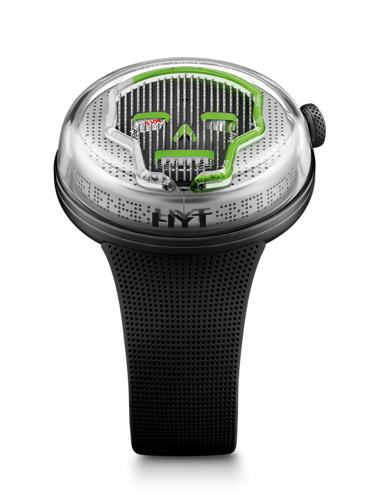 HYT SOONOW GREEN 48.8mm H02235 Silver