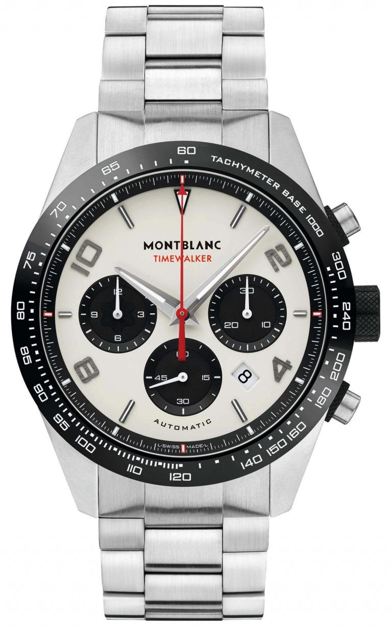 MONTBLANC TIMEWALKER MANUFACTURE CHRONOGRAPH 43mm 118490 Blanc
