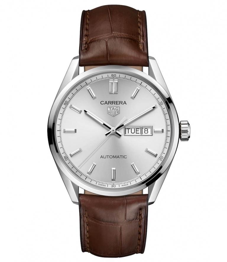 TAG HEUER CARRERA AUTOMATIC DAY DATE 41MM 41mm WBN2011.FC6484 Silver