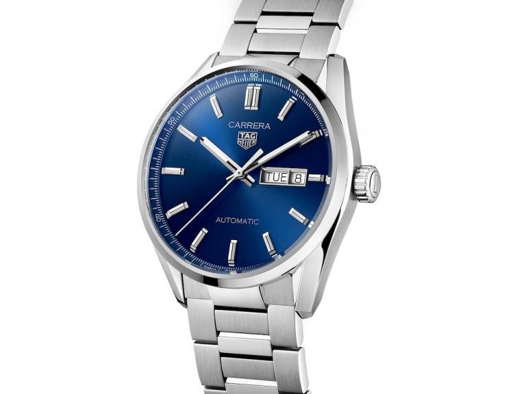 TAG HEUER CARRERA AUTOMATIC DAY DATE 41MM 41mm WBN2012.BA0640 Blue