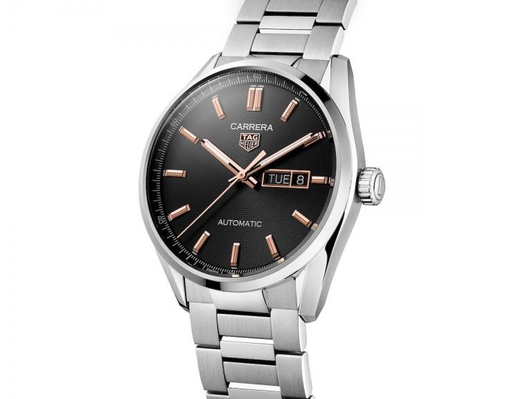 TAG HEUER CARRERA AUTOMATIC DAY DATE 41MM 41mm WBN2013.BA0640 Black