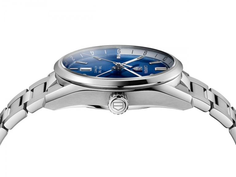 TAG HEUER CARRERA AUTOMATIC TWIN TIME 41MM 41mm WBN201A.BA0640 Blue