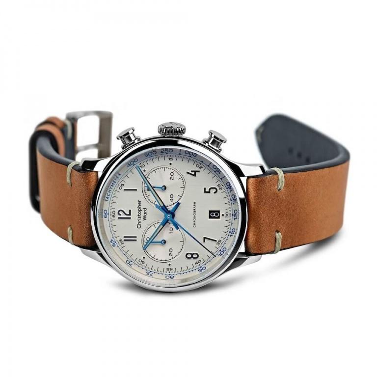 CHRISTOPHER WARD C3 GRAND TOURER CHRONOGRAPH 39mm C03-39QCH3-S00W1-LC Silver