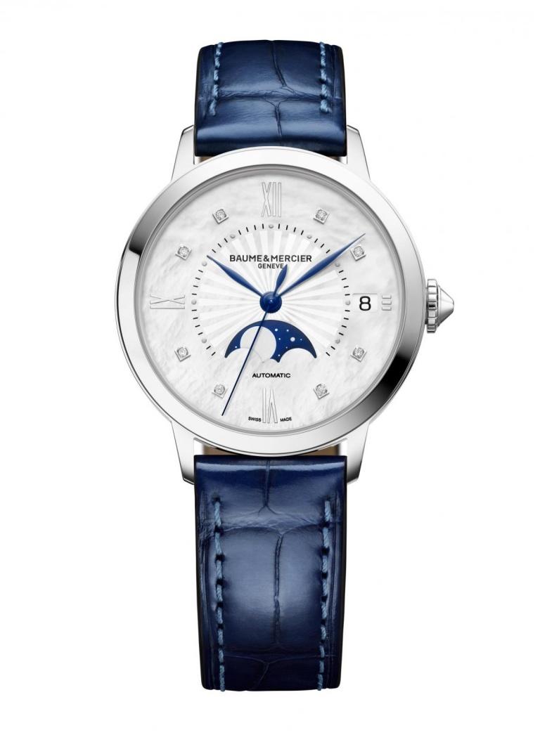 BAUME & MERCIER CLASSIMA DATE MOONPHASE 34mm 10633 White
