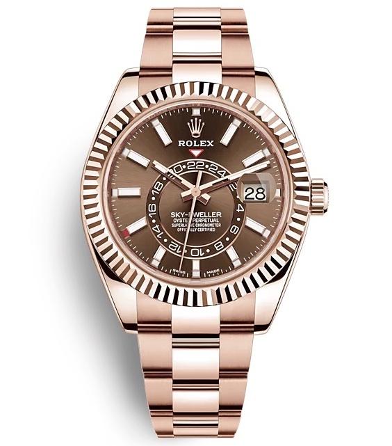 ROLEX OYSTER PERPETUAL SKY-DWELLER 42mm 326935 Brown