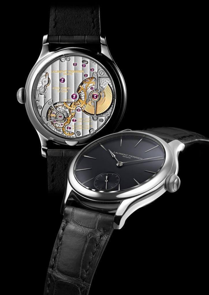 LAURENT FERRIER GALET MICRO-ROTOR WHITE GOLD 40MM 40mm LCF004.G1.NG1 Black
