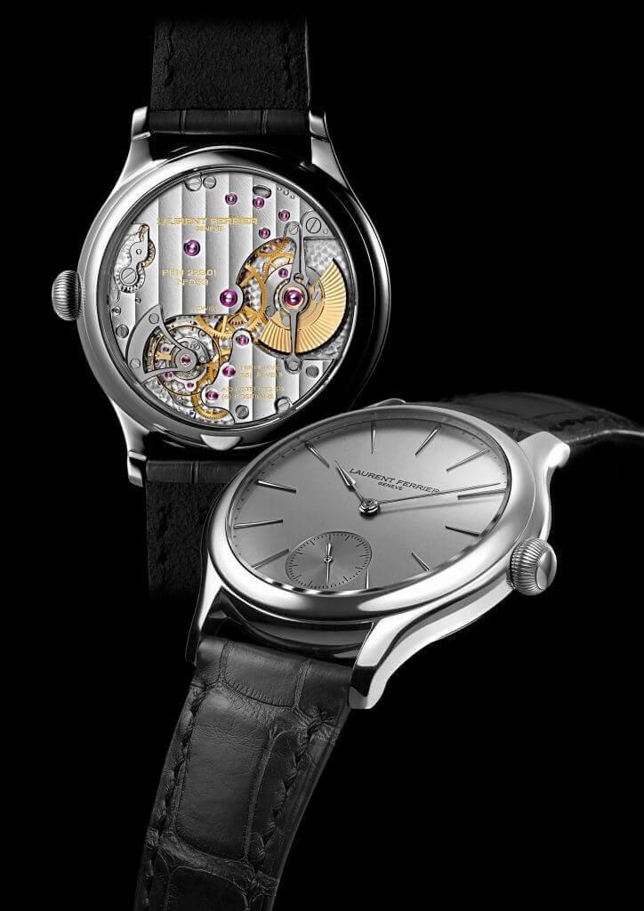 LAURENT FERRIER GALET MICRO-ROTOR WHITE GOLD 40MM 40mm LCF004.G1.GG1 Silver