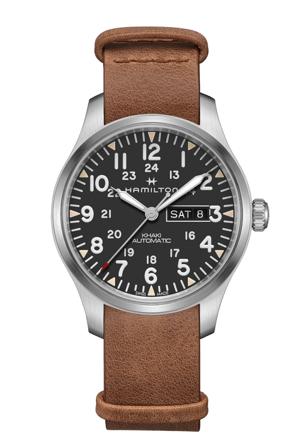 hamilton khaki field day date automatic