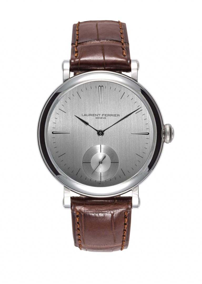 LAURENT FERRIER GALET MICRO-ROTOR MONTRE ÉCOLE 40mm LCF024.AC.G1G Silver
