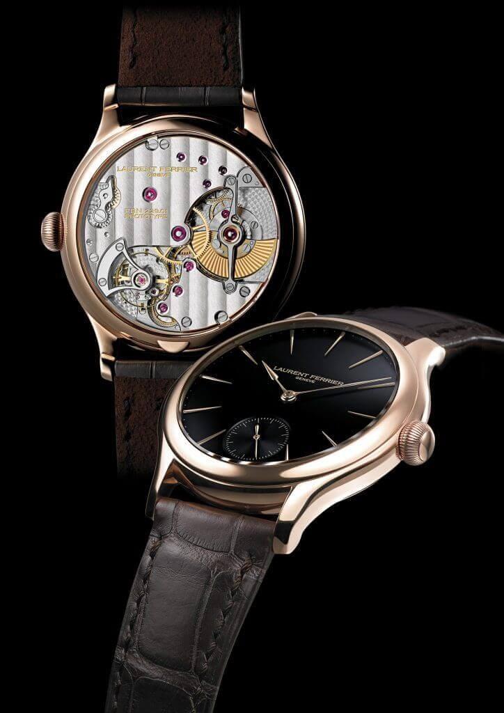 LAURENT FERRIER GALET MICRO-ROTOR RED GOLD 40MM 40mm LCF004.R5.NR1 Black