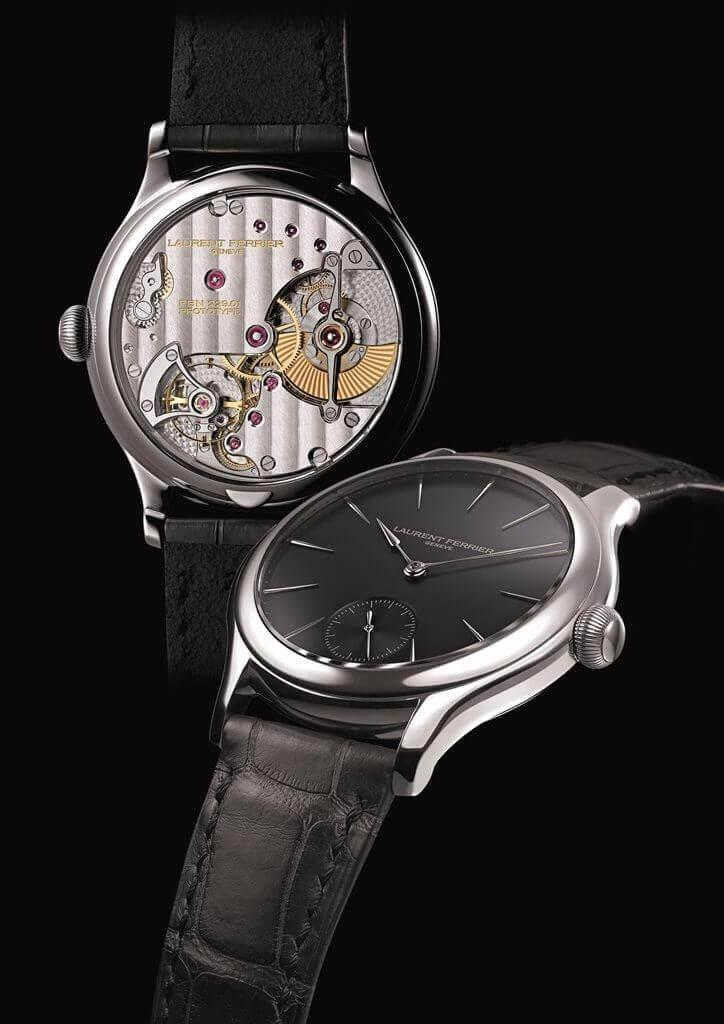 LAURENT FERRIER GALET MICRO-ROTOR WHITE GOLD 40MM 40mm LCF004.G1.AG1 Silver