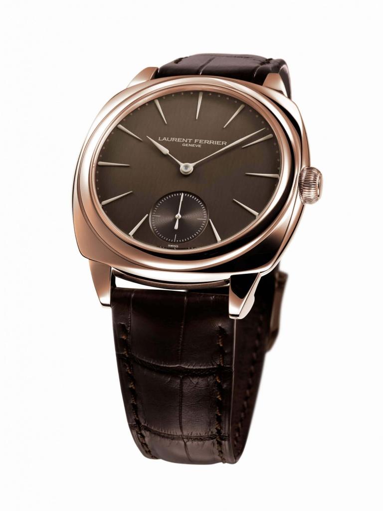 LAURENT FERRIER GALET MICRO-ROTOR SQUARE RED GOLD 41mm LCF013.R5.BW2 Brown