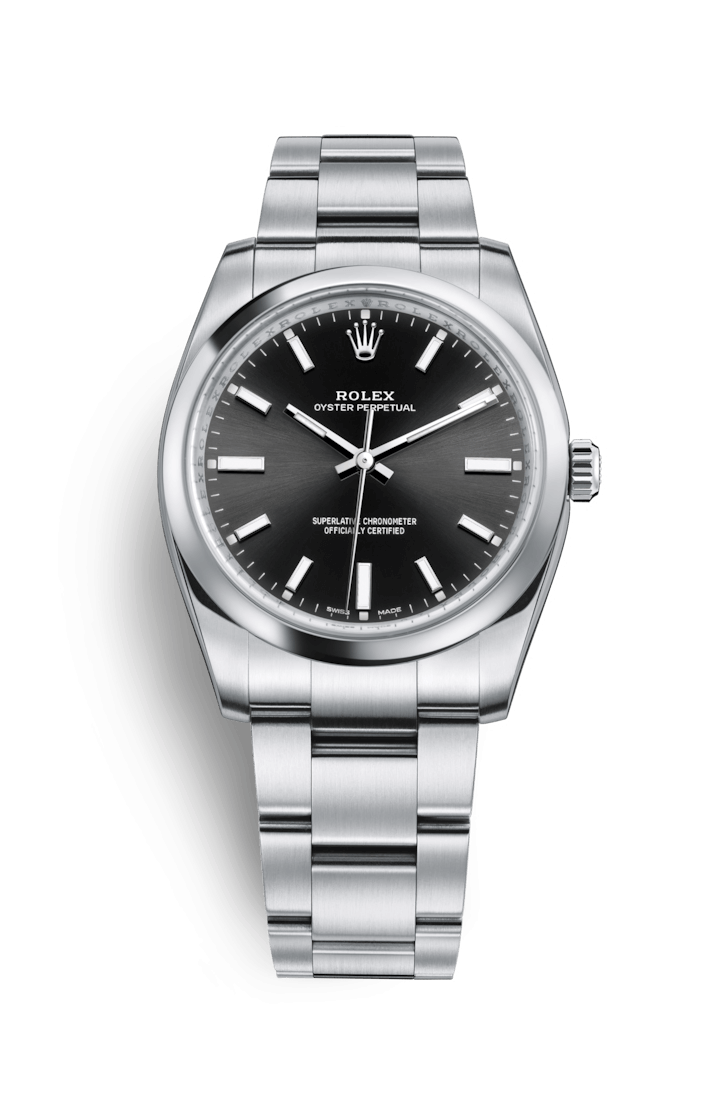 ROLEX OYSTER PERPETUAL OYSTER PERPETUAL 34 34mm 114200 Black