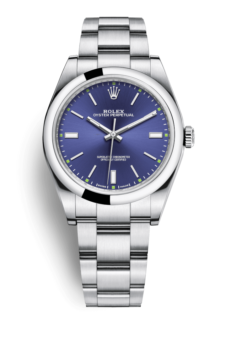 ROLEX OYSTER PERPETUAL OYSTER PERPETUAL 39 39mm 114300 Bleu